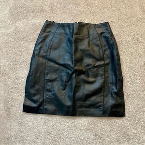 Genuine Leather Skirt